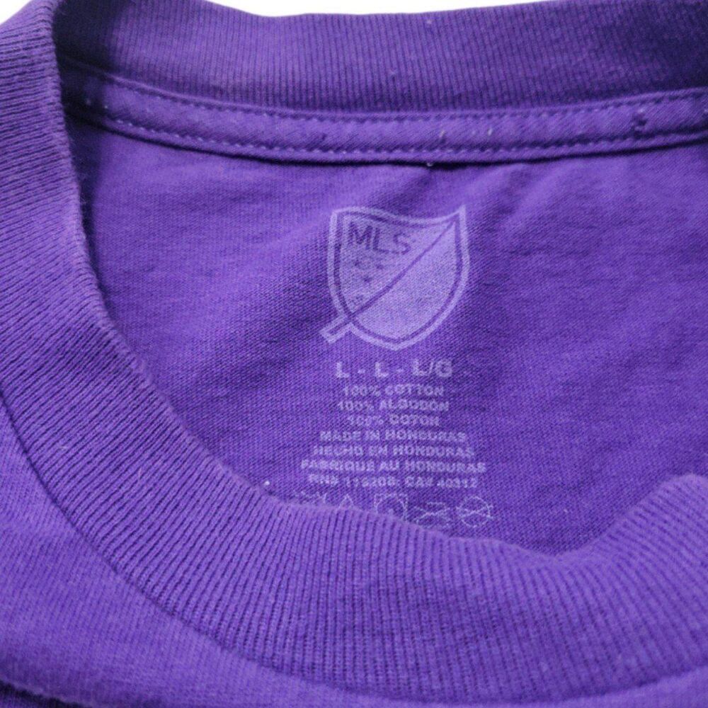 MLS Orlando City Shirt Size Large The Lions Soccer T-Shirt Graphic Print T-Shirt - Picture 6 of 6